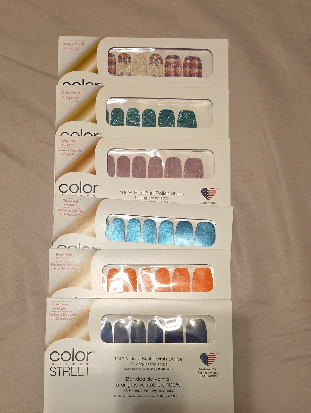 Color Street Nail Polish Strips - Multi Color Set